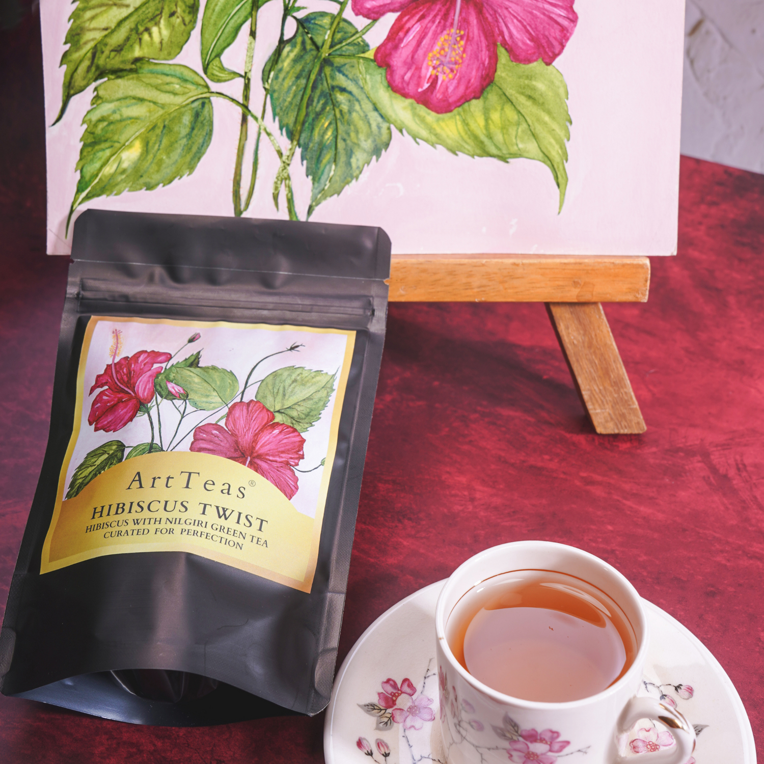 Buy Online: 100 % Pure Hibiscus Tea Online: Chai Experience