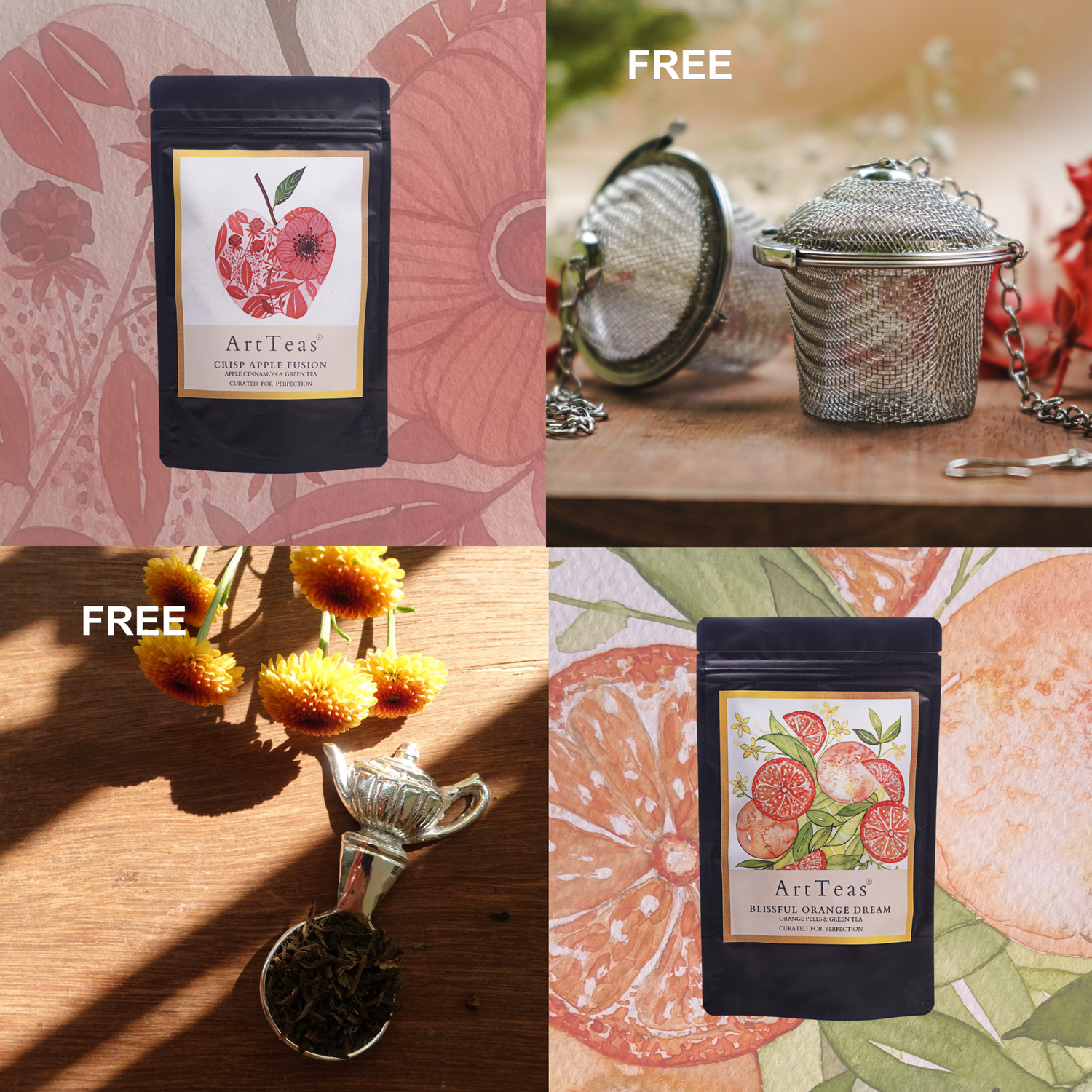 Fruit Tea gift set online by Chai Experience 