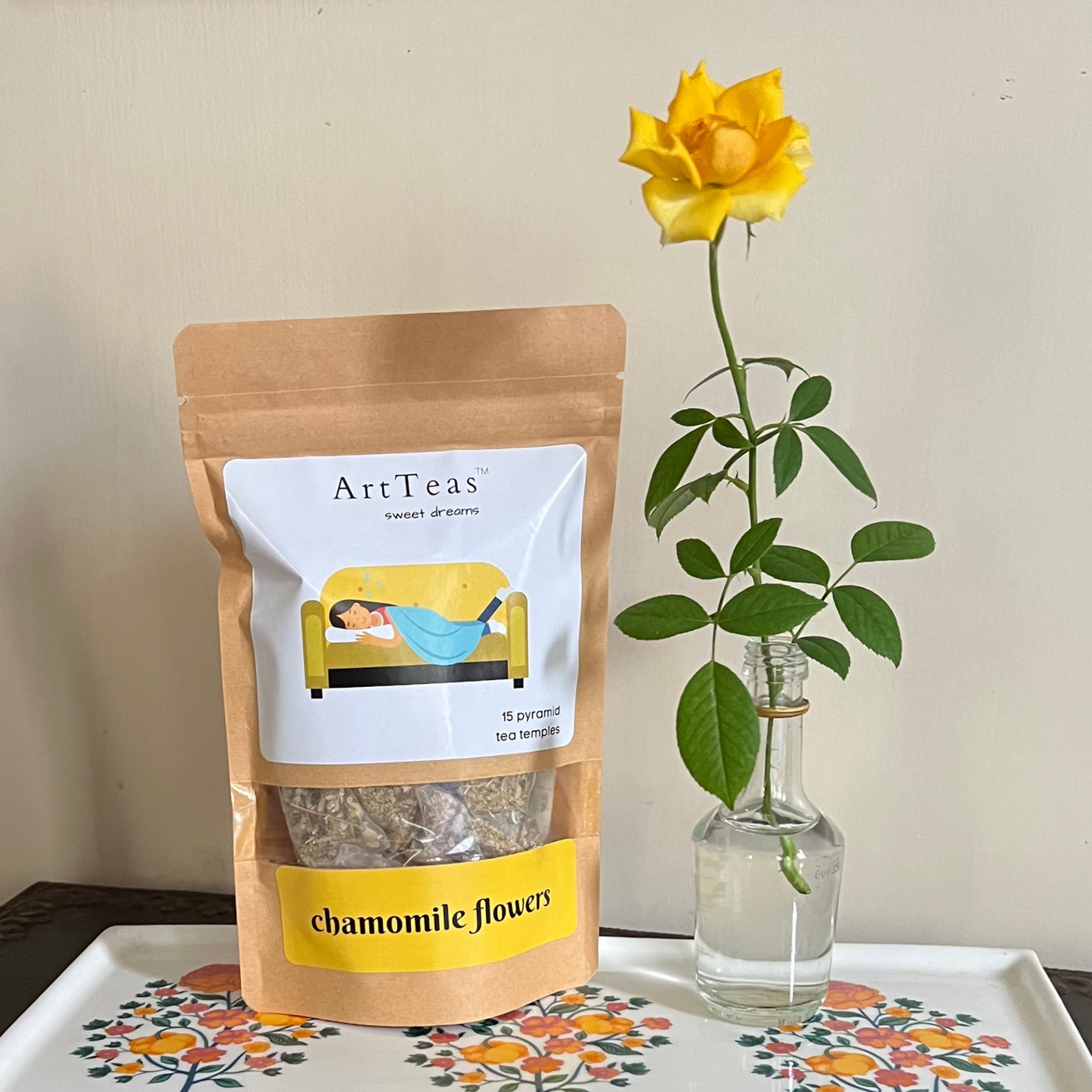 Buy Sleeping Beauty Chamomile Tea Bags Online - Chai Experience